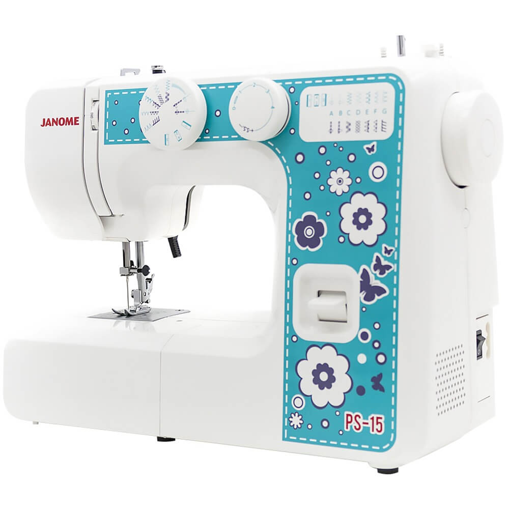 Швейная машинка Janome PS-15, цвет голубой