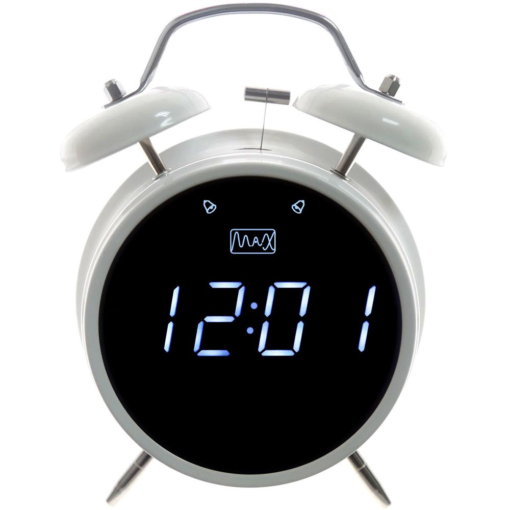Электронные настольные часы MAX CR-2918 WH
