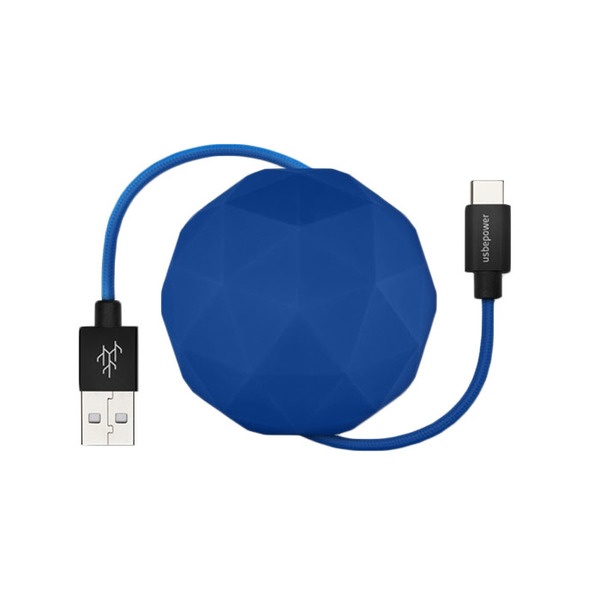 Кабель USBepower COSMO USB-USB Type-C, 1 м, синий - фото 1