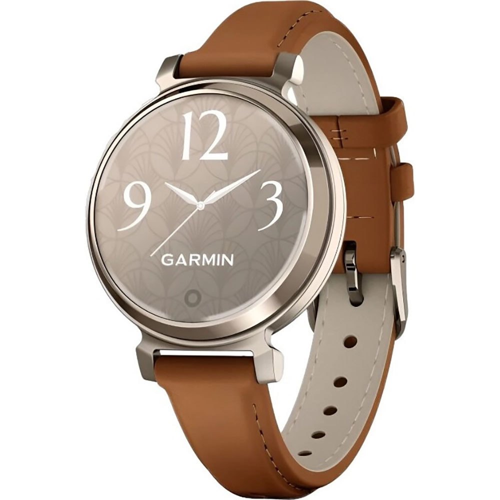 Смарт-часы Garmin Lily 2 Classic 35.4 мм, коричнево-золотой (010-02839-02)