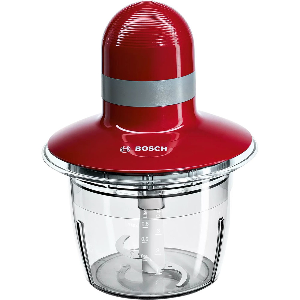 Кухонный измельчитель Bosch MMR08R2, цвет красный - фото 1