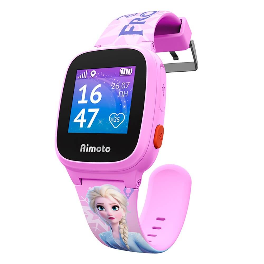 Детские смарт-часы Кнопка жизни Aimoto Disney Холодное сердце (00-00050059), цвет фиолетовый