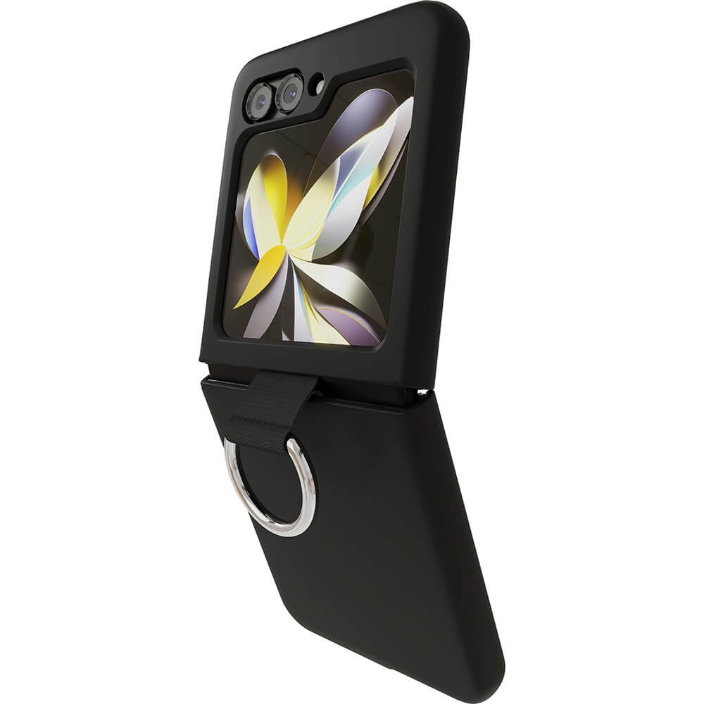 Чехол VLP Flex Case для Samsung Galaxy Z Flip 5 чёрный