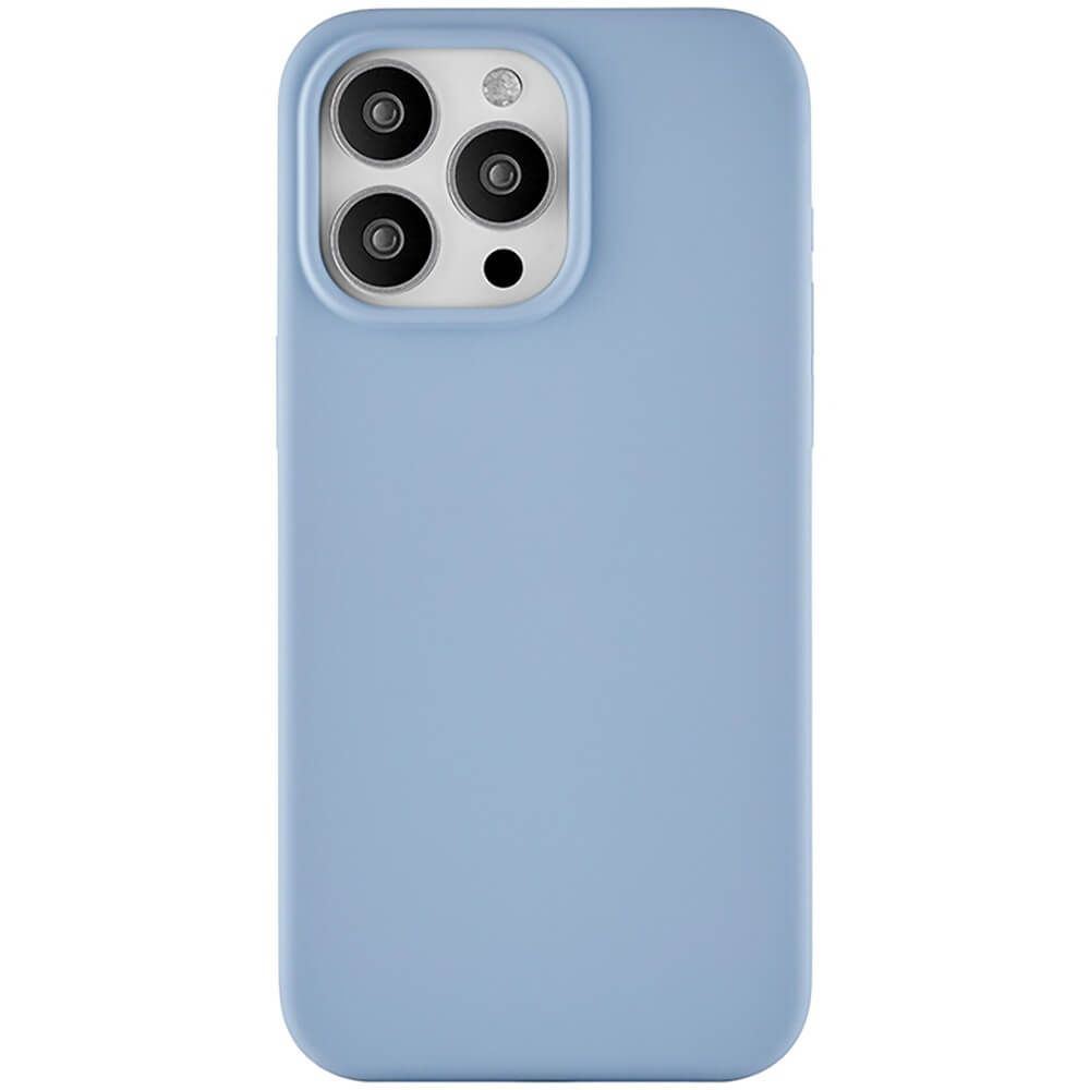 Чехол uBear Touch Mag Case для iPhone 15 Pro Max MagSafe голубой