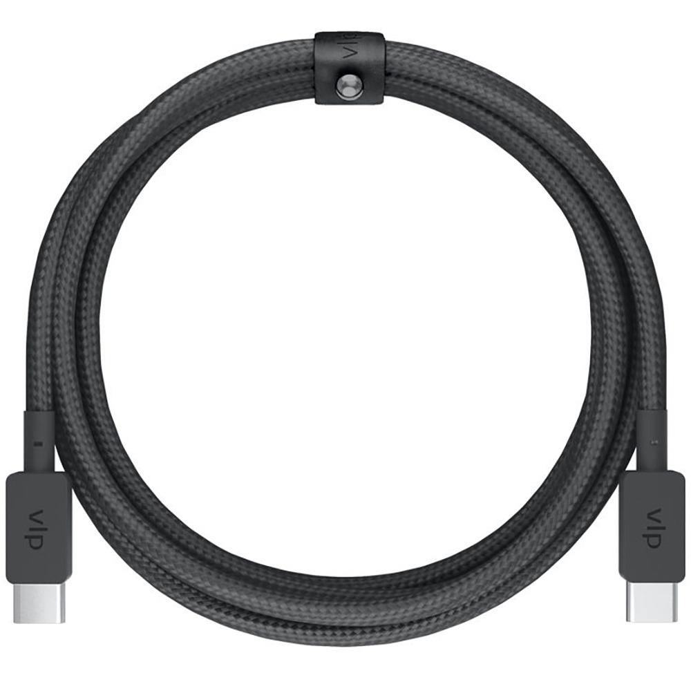 Кабель VLP Nylon Cable USB Type-C 2 м, чёрный