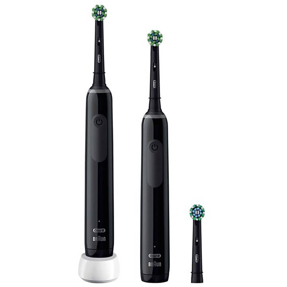 Набор электрических зубных щеток Braun Oral-B PRO 3 3900 Duo Black