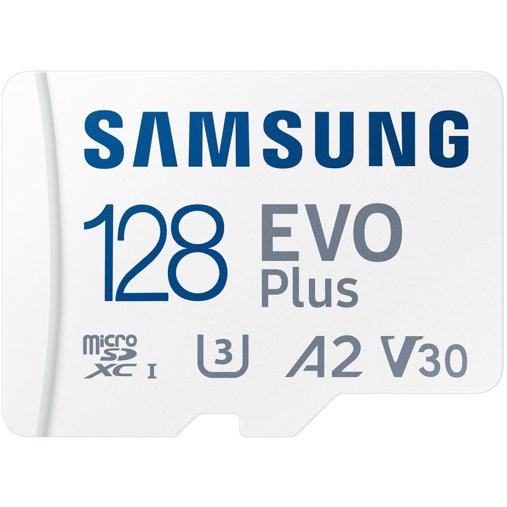 Карта памяти Samsung EVO Plus microSDXC 128GB MB-MC128SAKR 2490₽