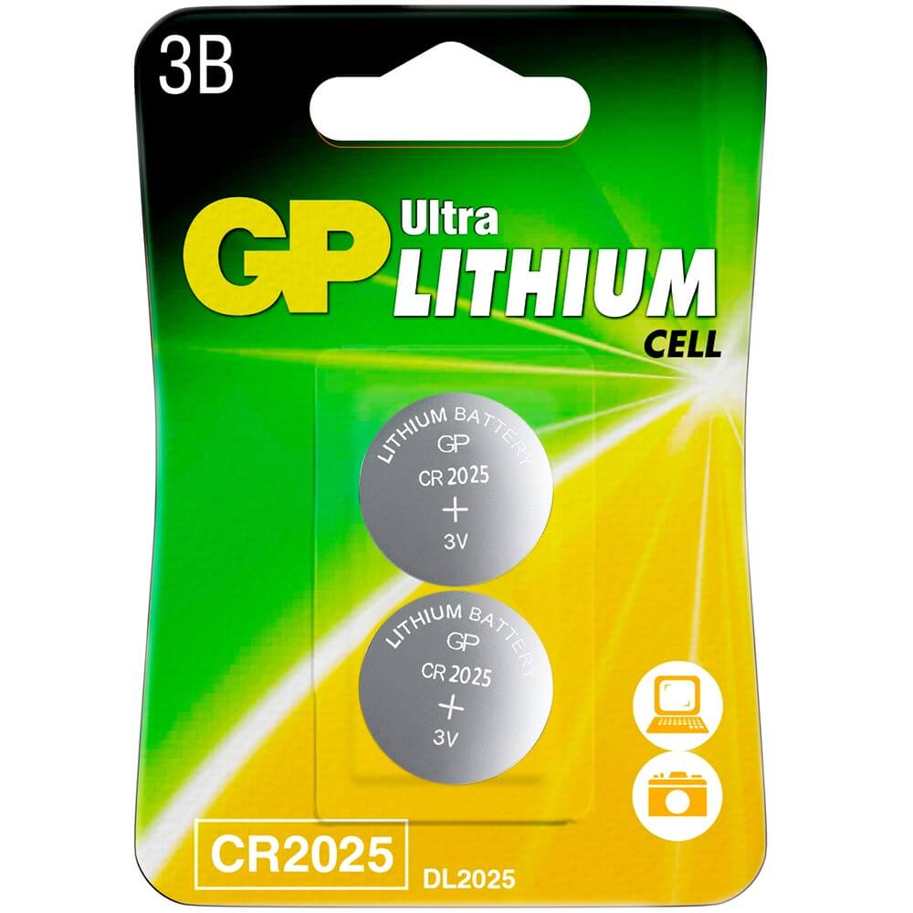 Батарейка GP Lithium CR2025-2CRU2 (2 шт)