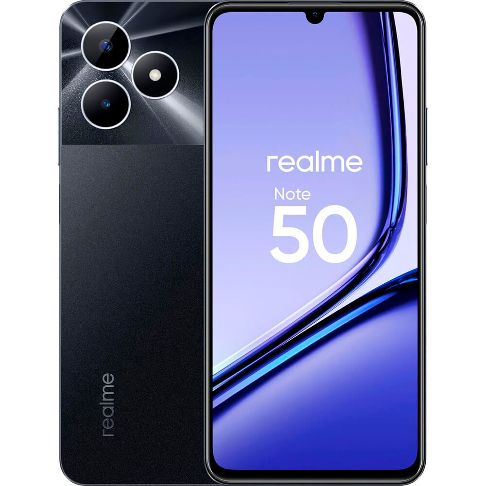 Смартфон Realme Note 50 128 ГБ чёрный