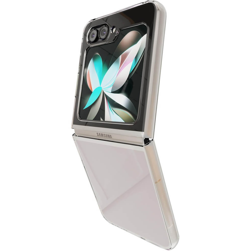 Чехол VLP Crystal Case для Samsung Galaxy Z Flip 5 прозрачный