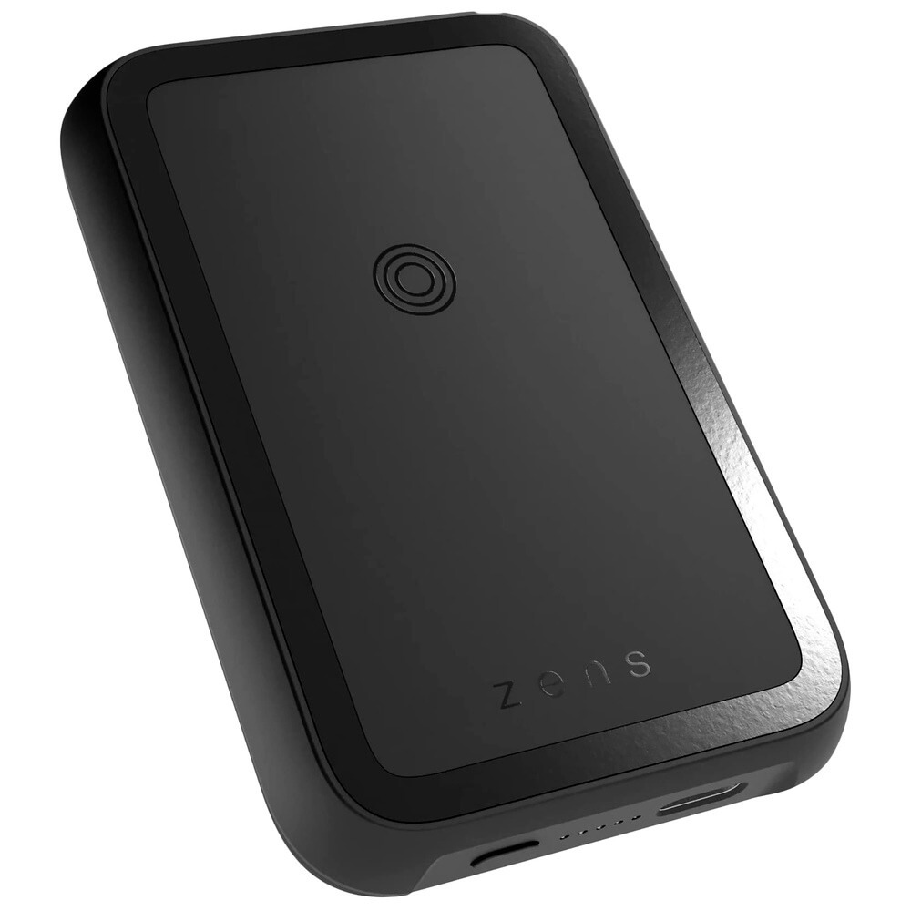 Внешний аккумулятор Zens Magnetic Dual Wireless 4000 мАч (ZEPP03M00), чёрный