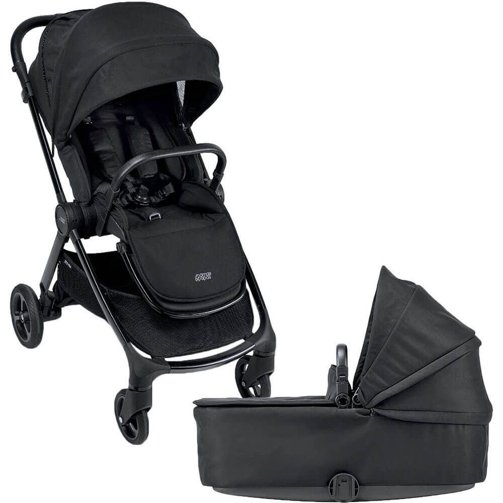 Детская коляска Mamas & Papas Strada Carbon 2 в 1, цвет чёрный - фото 1