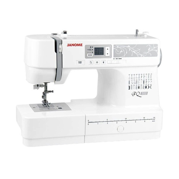 Швейная машинка Janome PQ 300, цвет белый - фото 1
