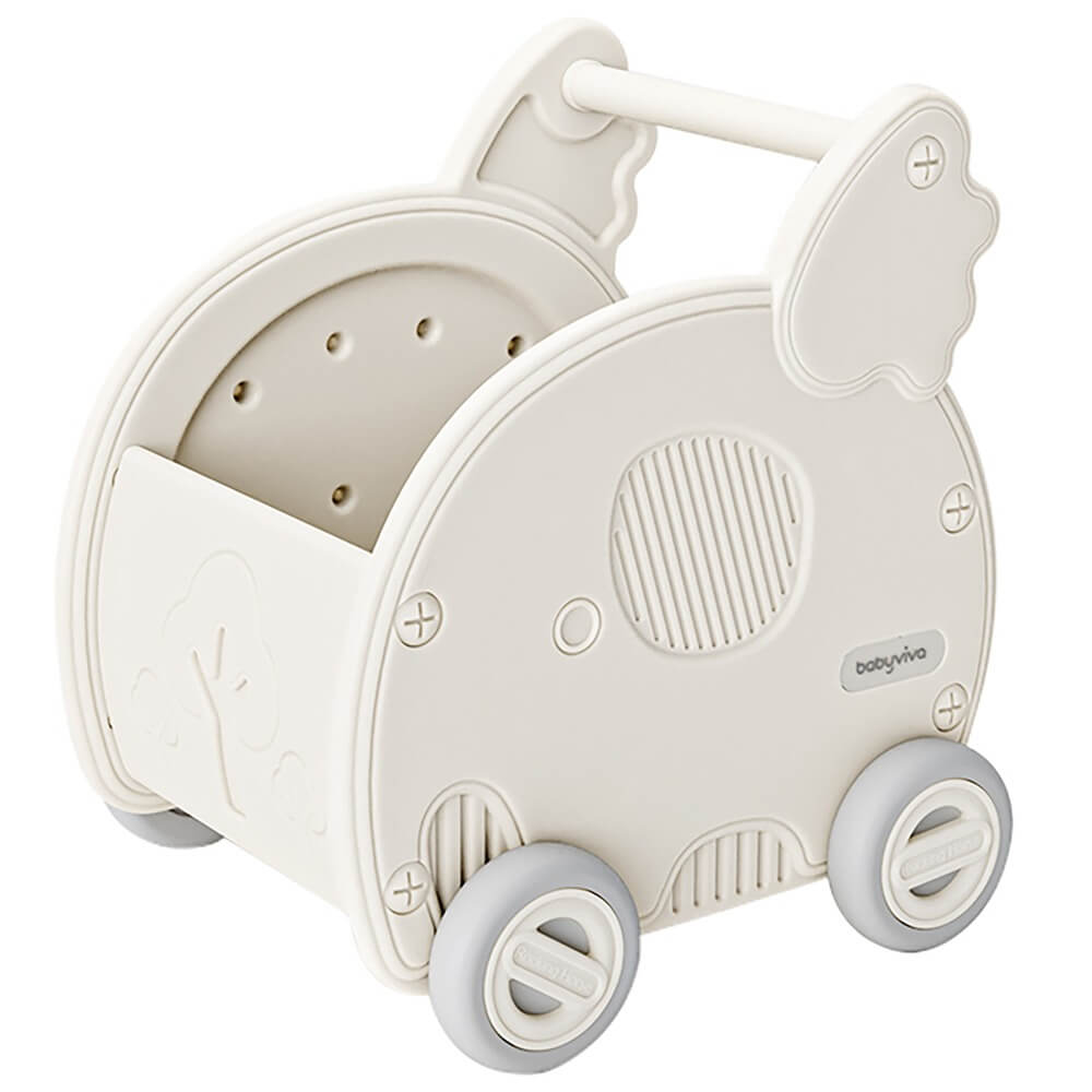 Тележка UNIX Kids Elephant белый (PCARTELEPHWT)