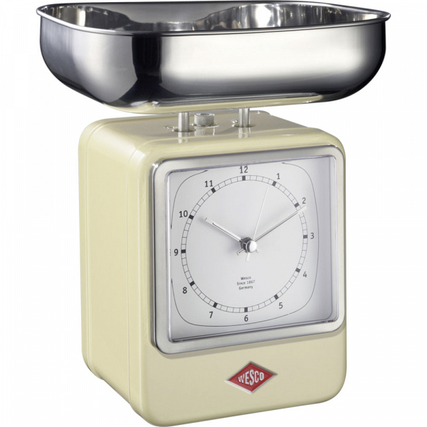 Кухонные весы Wesco Scales&Clocks 322204-23, цвет бежевый - фото 1