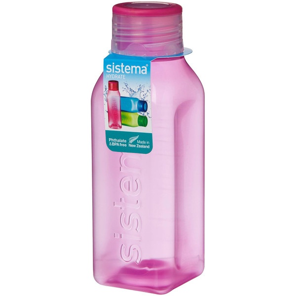 Бутылка Sistema Hydrate 870R, цвет розовый