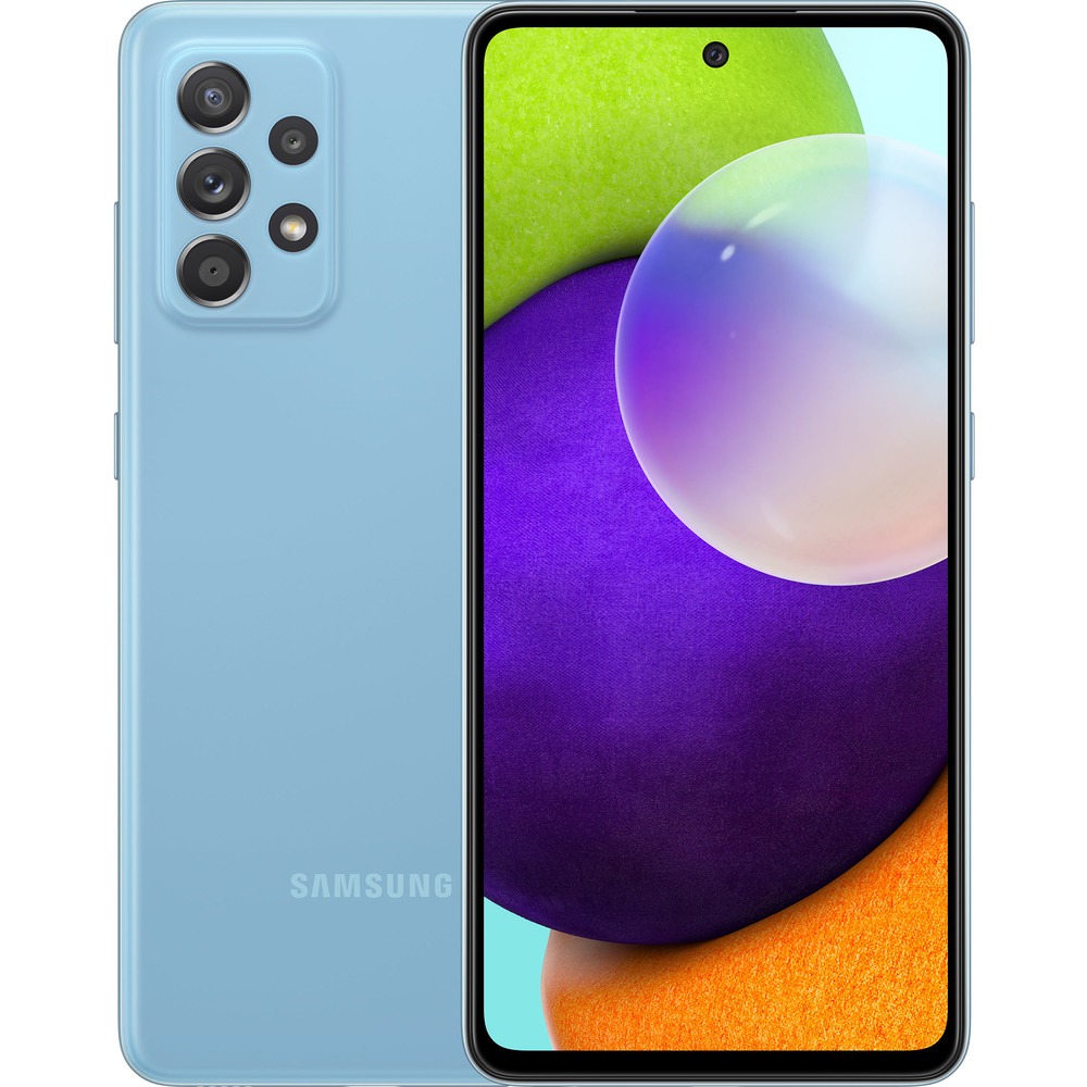 Смартфон Samsung Galaxy A52 256 ГБ голубой