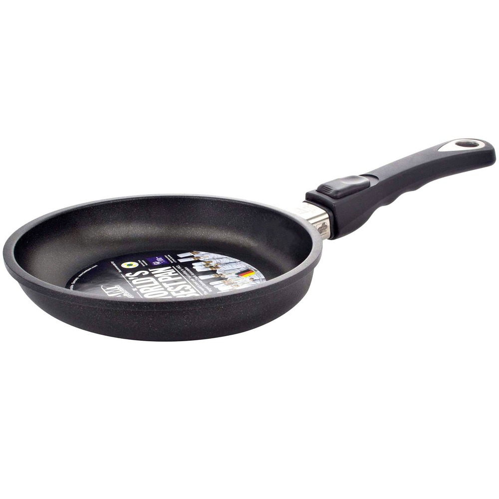 Сковорода AMT Frying Pans Titan I-424, цвет чёрный - фото 1