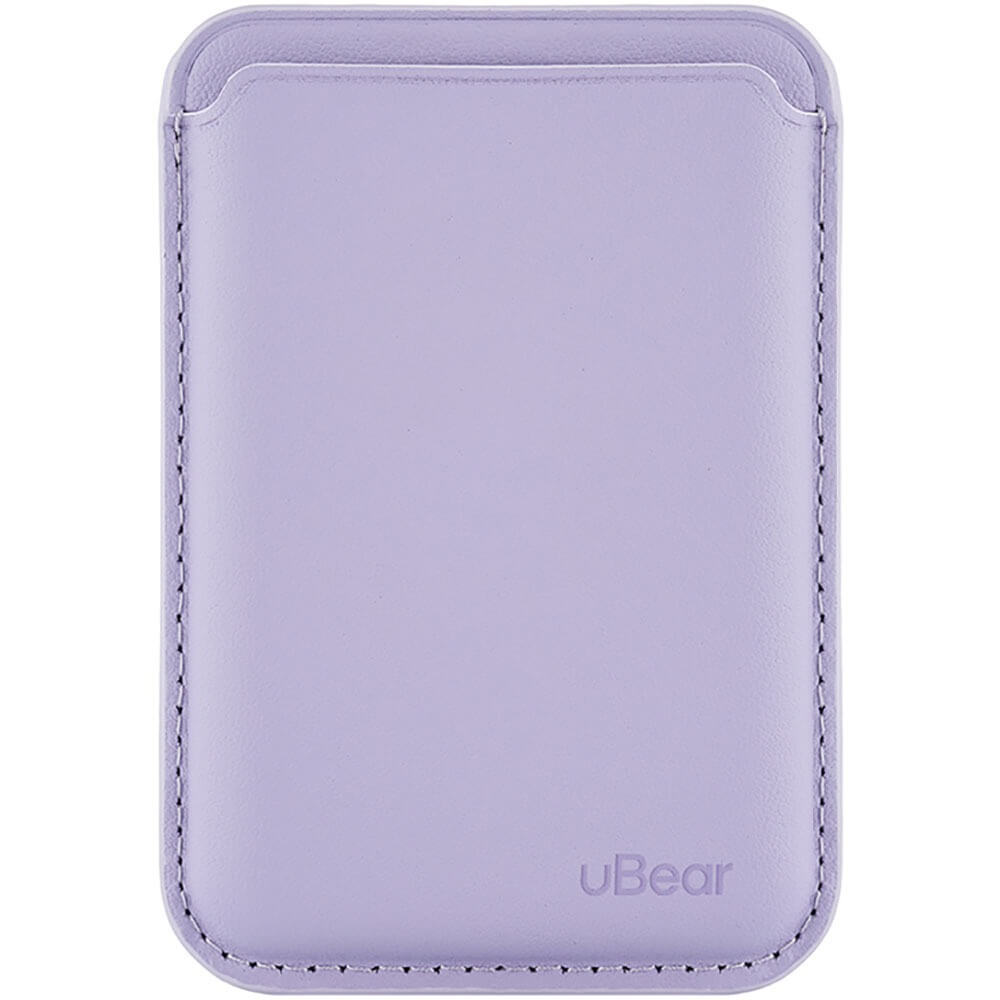 Картхолдер uBear Leather Shell Case для Apple iPhone с MagSafe, лаванда