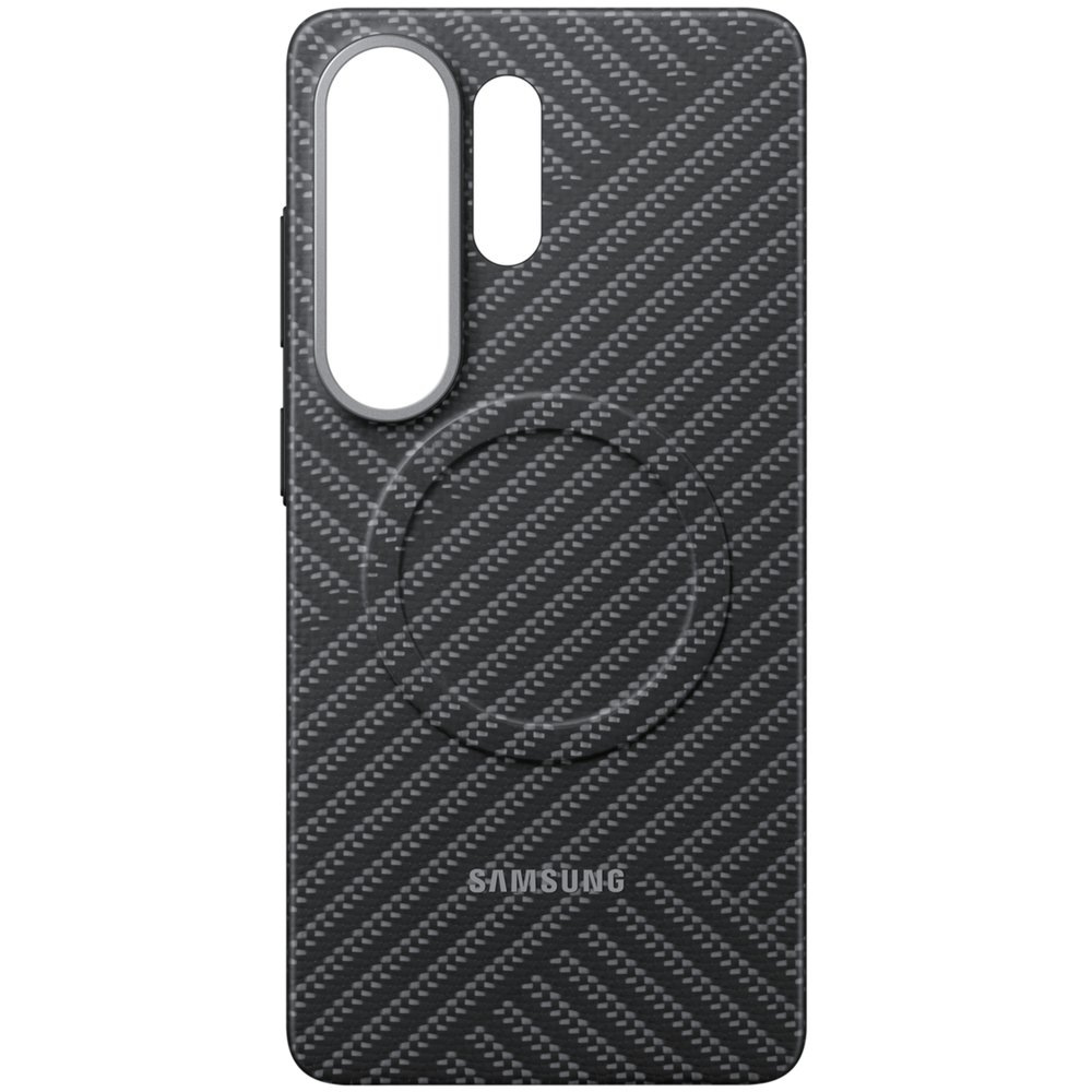Чехол Samsung Carbon Magnet Case для Galaxy S26 Ultra серый