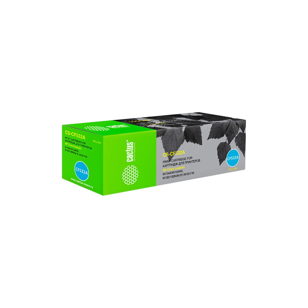 Картридж Cactus CS-CF532A желтый