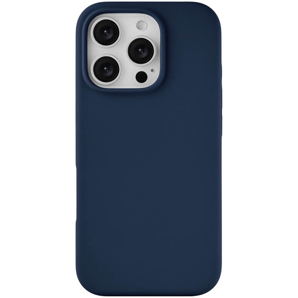 Чехол uBear Touch Mag Case для iPhone 16 Pro тёмно-синий