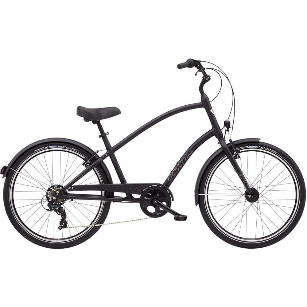 Велосипед Electra Townie Original 7D EQ, матово-чёрный