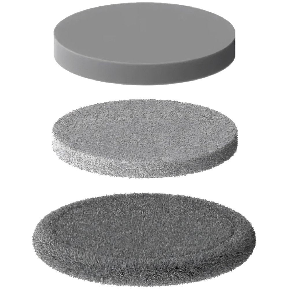 Сменные накладки для электрощётки HOTO Replacement Pads 3 шт. (HFE0008GL)