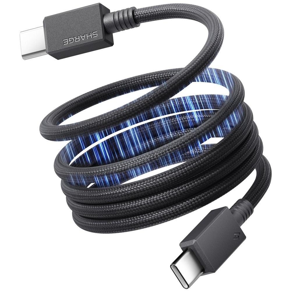 Кабель Sharge MagLoop USB Type-C 1 м чёрный