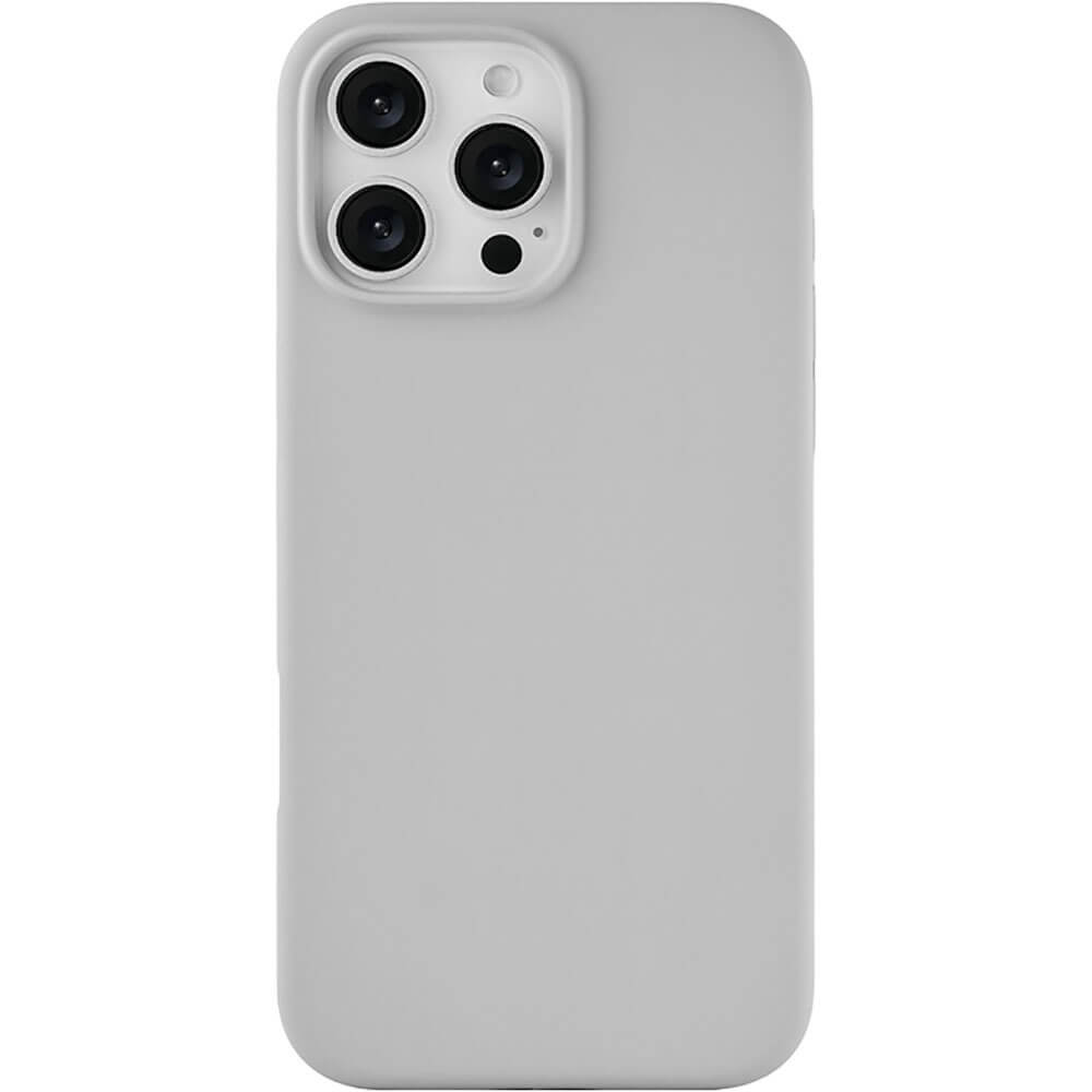 Чехол uBear Touch Mag Case для iPhone 16 Pro Max светло-серый