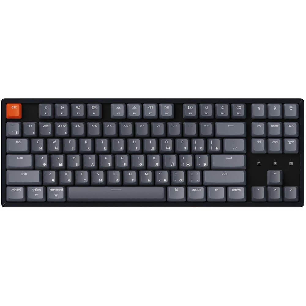 Клавиатура Keychron K8 Gateron Brown Switch (K8-G3), цвет чёрный
