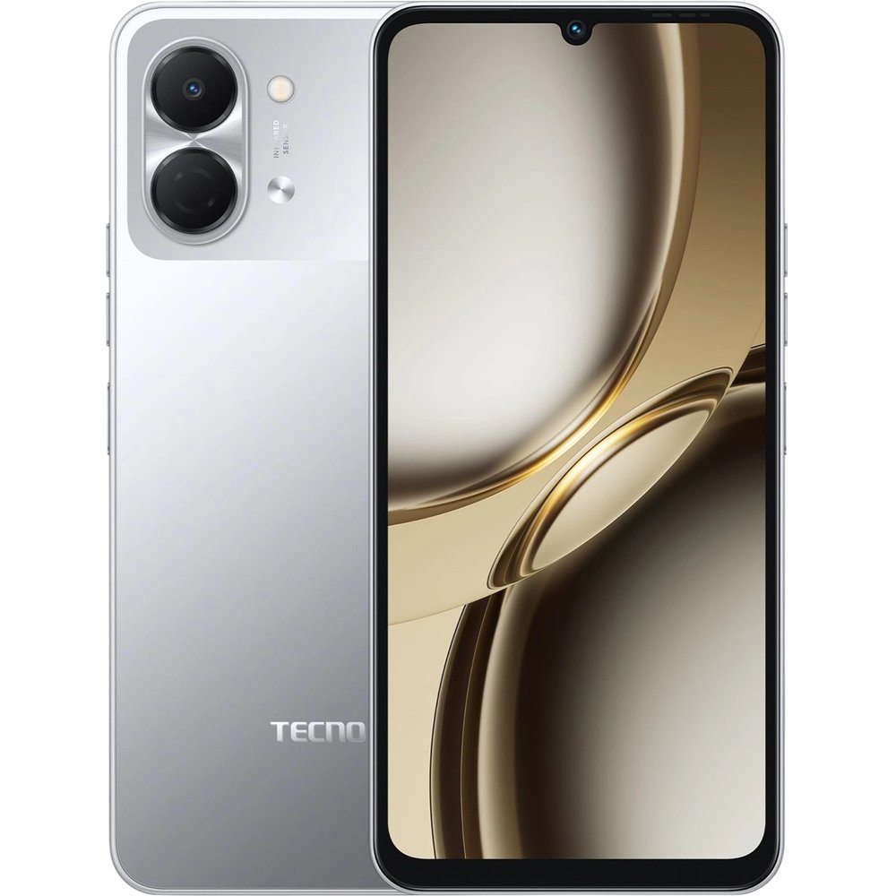 Смартфон Tecno Spark Go 3 128 ГБ серый