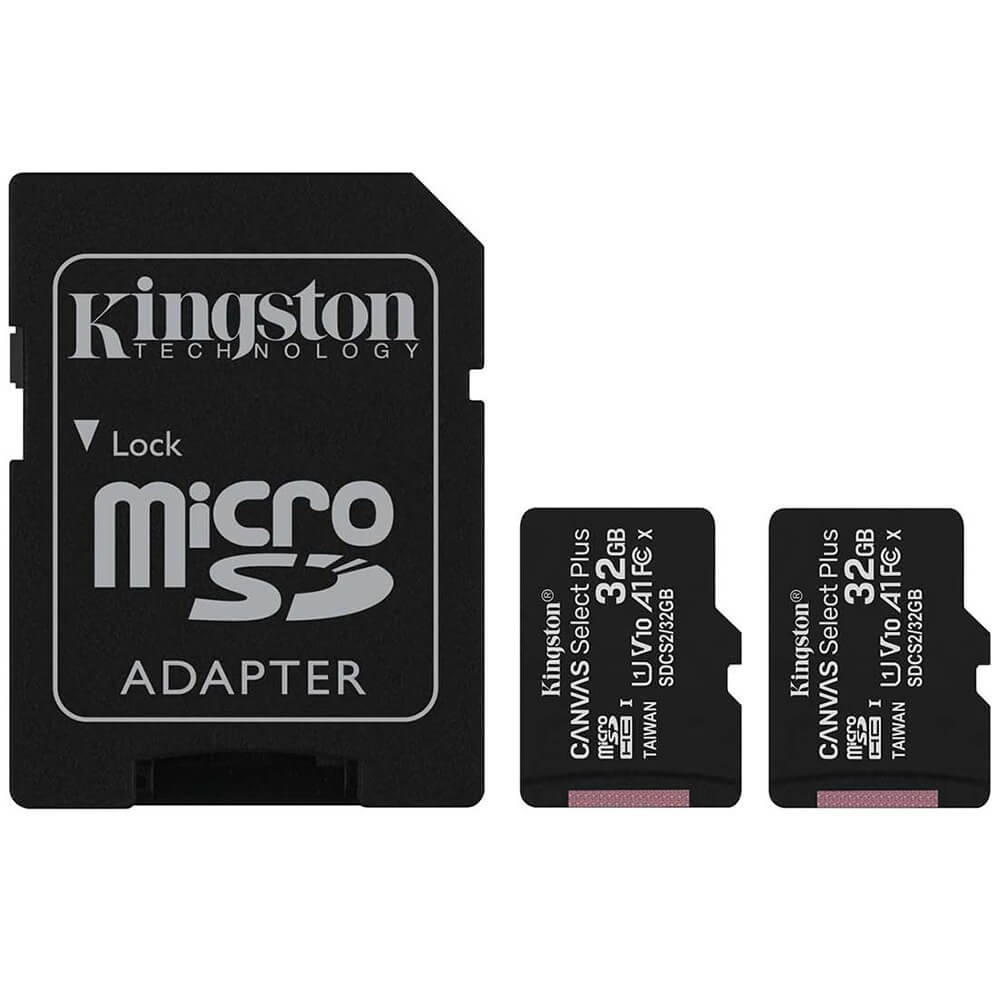 Карта памяти Kingston Canvas Select Plus 2x32 ГБ SDCS2/32GB-2P1A Canvas Select Plus 2x32 ГБ SDCS2/32GB-2P1A - фото 1