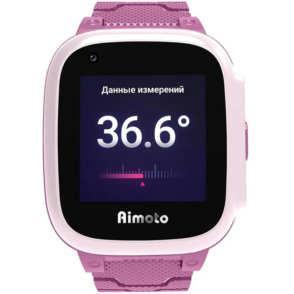 Детские смарт-часы Aimoto Integra 4G розовые, цвет розовый