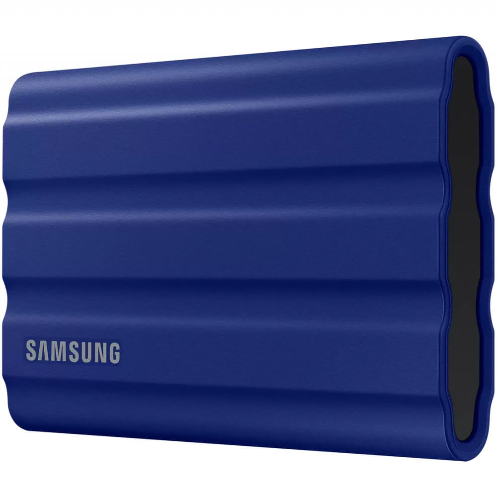 Внешний жесткий диск  Samsung SSD T7 Shield 2TB (MU-PE2T0R/WW), цвет синий