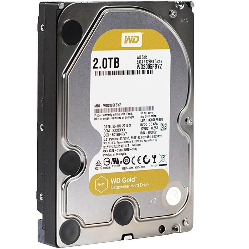 Жесткий диск Western Digital 2TB Gold (WD2005FBYZ)