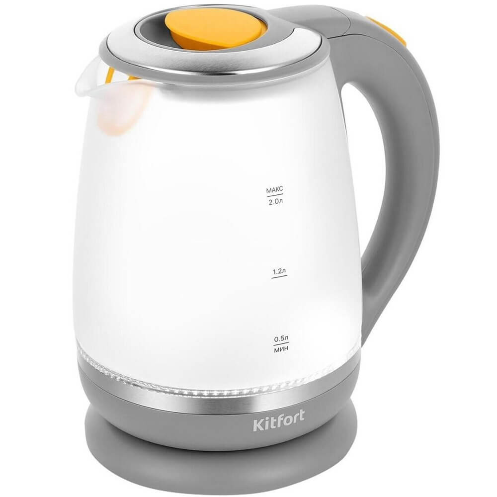 Чайник Kitfort КТ-6602, цвет серый