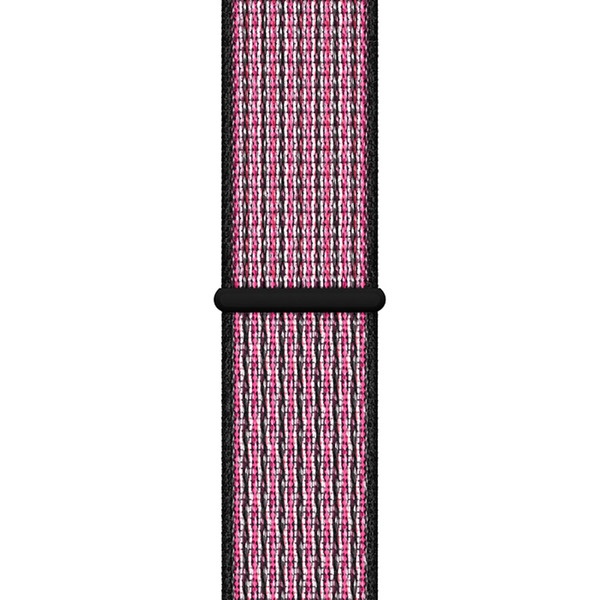 Ремешок для умных часов Apple Watch Nike Sport Loop 40 мм, розовый всплеск/пурпурная ягода (MWTW2ZM/A) Watch Nike Sport Loop 40 мм, розовый всплеск/пурпурная ягода (MWTW2ZM/A) - фото 1