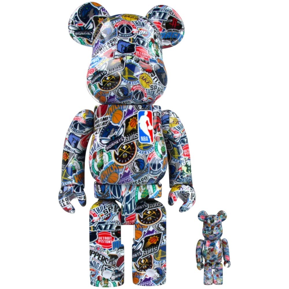 Фигура Bearbrick Medicom Toy Set NBA 400% and 100%