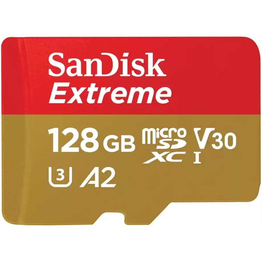 Карта памяти SanDisk Extreme 128 ГБ (SDSQXAA-128G-GN6MN)