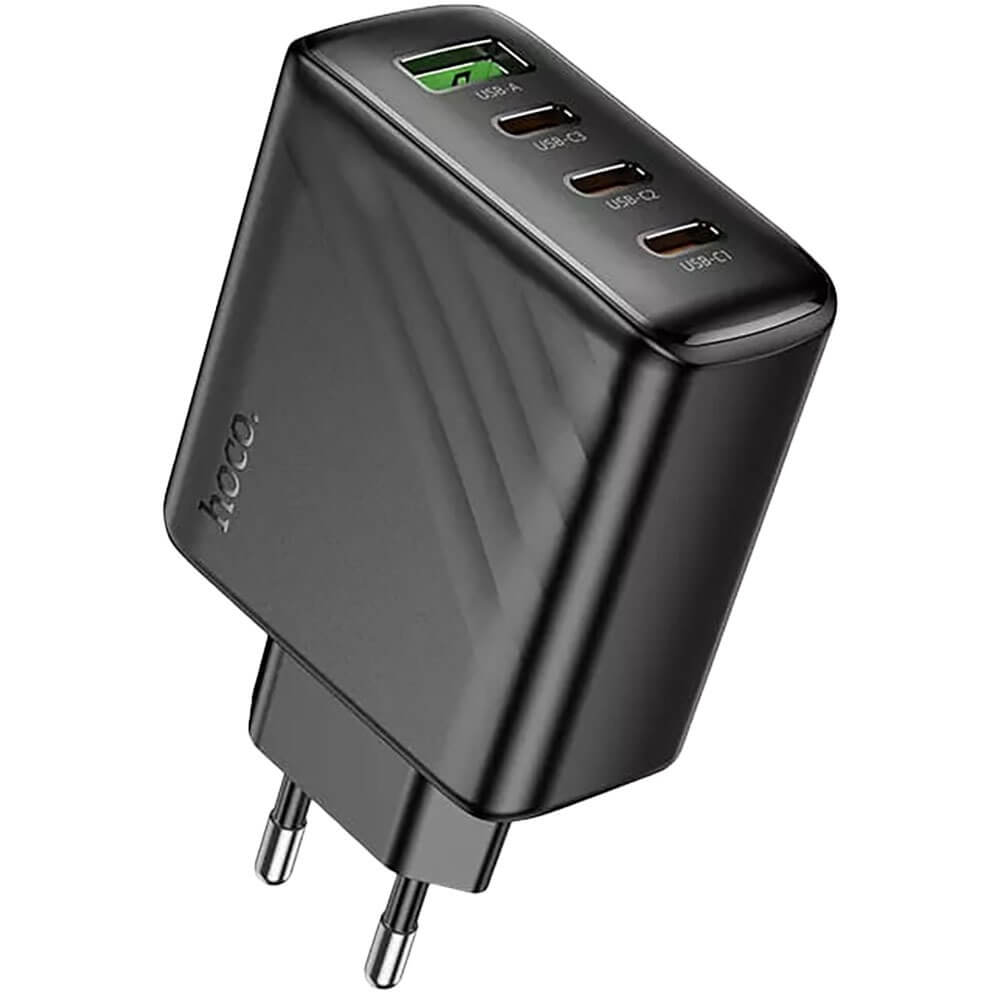 Зарядное устройство Hoco CS27A 1USB+3Type-C черный (39842)