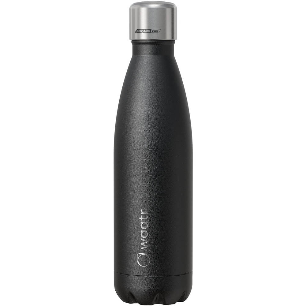 Умная бутылка для воды Waatr CrazyCap Pro CC-PRO-ON-17, цвет чёрный