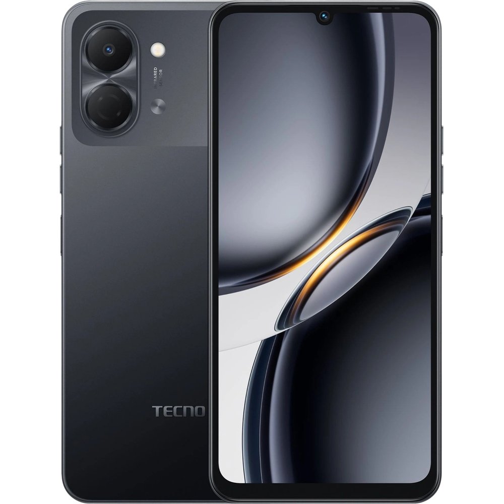 Смартфон Tecno Spark Go 3 128 ГБ чёрный