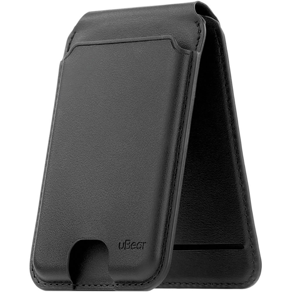 Картхолдер uBear Fold Geo для Apple с MagSafe чёрный