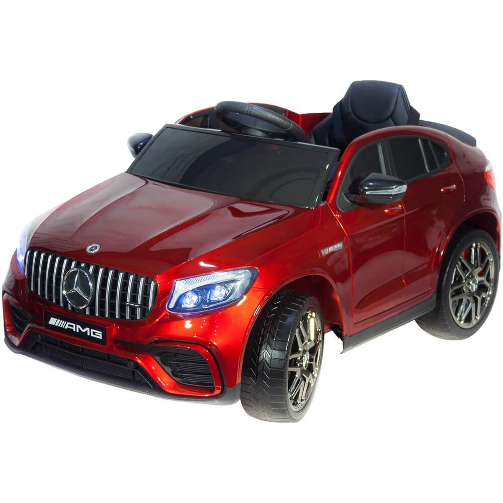 Детский электромобиль Toyland Mercedes Benz GLC 63S Coupe красный