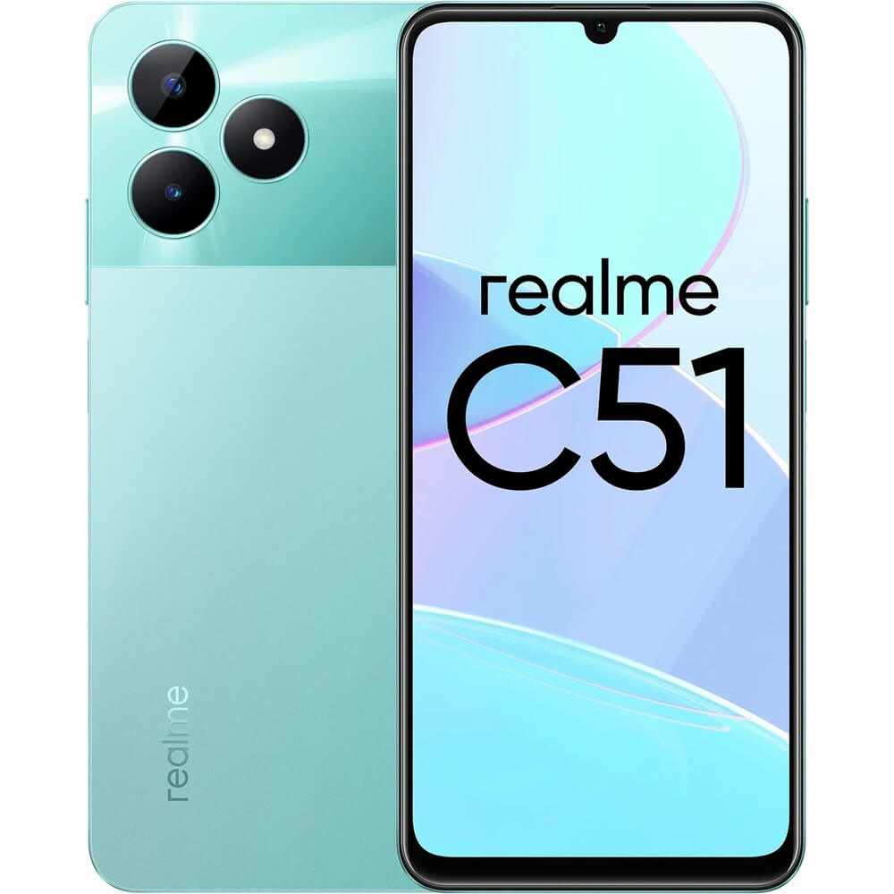 Смартфон Realme C51 128 ГБ зелёный