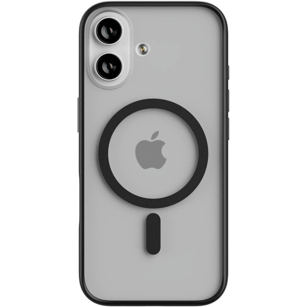 Чехол uBear Cloud Mag Case MagSafe для iPhone 17 чёрный (CS571BL63MT-I25M)