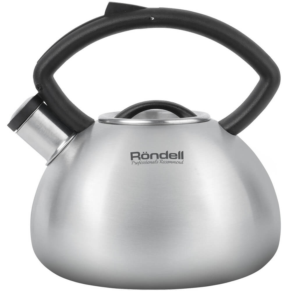 Чайник для плиты Rondell Trumpf RDS-1427, цвет серебристый
