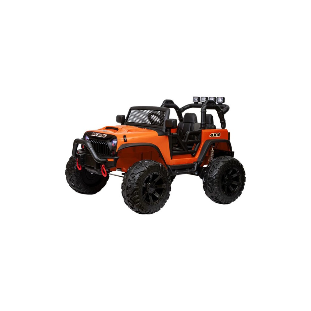 Детский электромобиль Toyland Jeep 12V 4х4 JC666 оранжевый