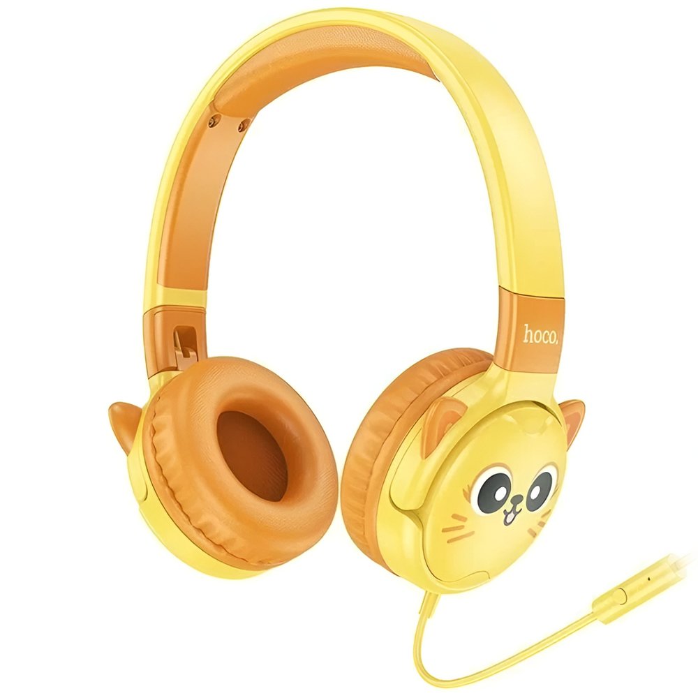 Наушники Hoco W61 жёлтый